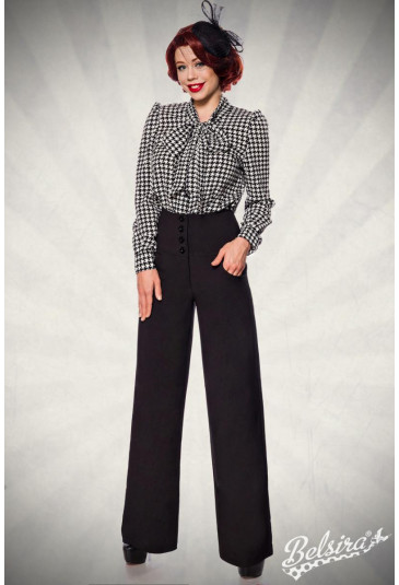 Wide retro pants inspired by Marlene Dietrich