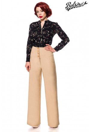 Wide retro pants inspired by Marlene Dietrich