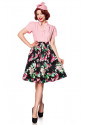 Colorful wide retro vintage skirt Belsira