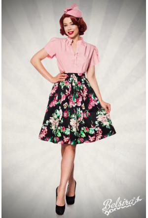 Colorful wide retro vintage skirt Belsira