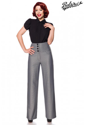 Flared business  retro pants a la  Marlene Dietrich
