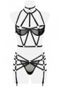 3-piece Harness Lingerie Set by Grey Velvet