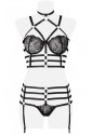 2-piece glamour harness lingerie set by Grey Velvet