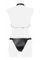 3-piece erotic harness lingerie set by Grey Velvet