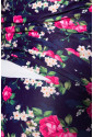 Jednodielne vintage plavky s kvetinovým vzorom