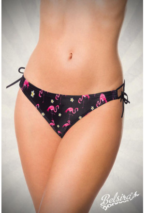 Classy flamingo swim bikini bottom panty