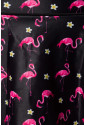 Ruffle Swim Skirt bottom wih flamingo pattern