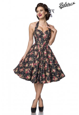 Romantické vintage šaty s kvetinovým vzorom