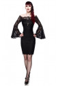 Elegant lace dress with trumpet sleeves