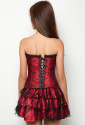 Corset red flamengo dress Carmen