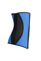 Black blue Latex 9 Steel Boned Waist Training Corset 