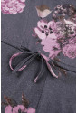 Tunikové šaty s kvetinovou potlačou na bežné nosenie