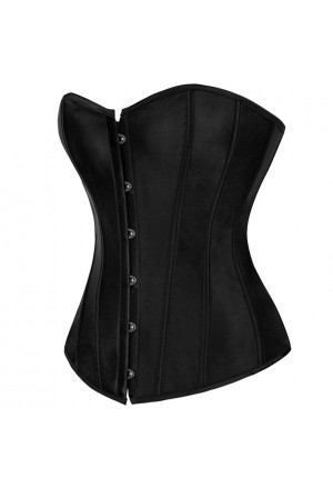 Beautiful black burlesque corset