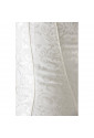 Brokátový biely svadobný korzet Vamp plus size