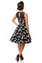 Kvetinové retro šaty s áčkovou sukňou 