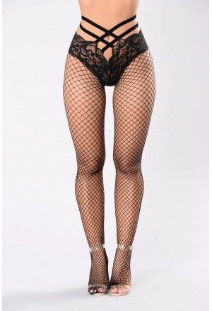 Grab Me By The Waist Fishnet Pantyhose