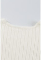Elegantný zavinovací sveter z úpletového materiálu