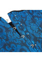 Gothic Blue Brocade Waist Cincher Underbust Corset