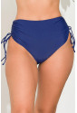 Drawstring Ruched Sides High Waist Swim Panty