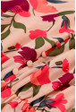 Štýlové maxi kvetinové šaty s dlhým rukávom 