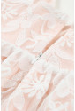 Romantické maxi šaty s kvetinovou krajkou