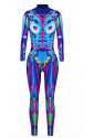 Farebný cosplay kostým overal Robot Humanoid