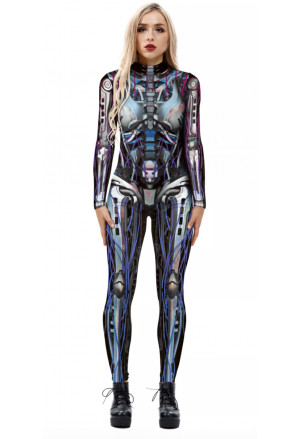 Futuristic Humanoid Robot 3D Printed Halloween Costume