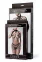 Exkluzívny erotický bondážový set z koženky Grey Velvet