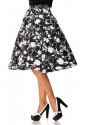 Široká áčková retro sukňa vzorovaná značky Belsira