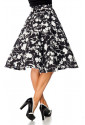 Široká áčková retro sukňa vzorovaná značky Belsira