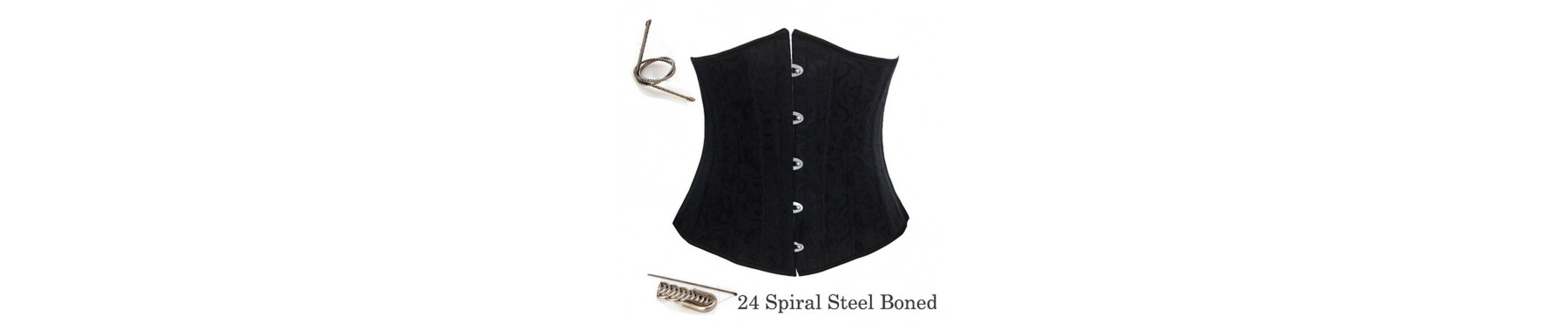 Steel bone corsets